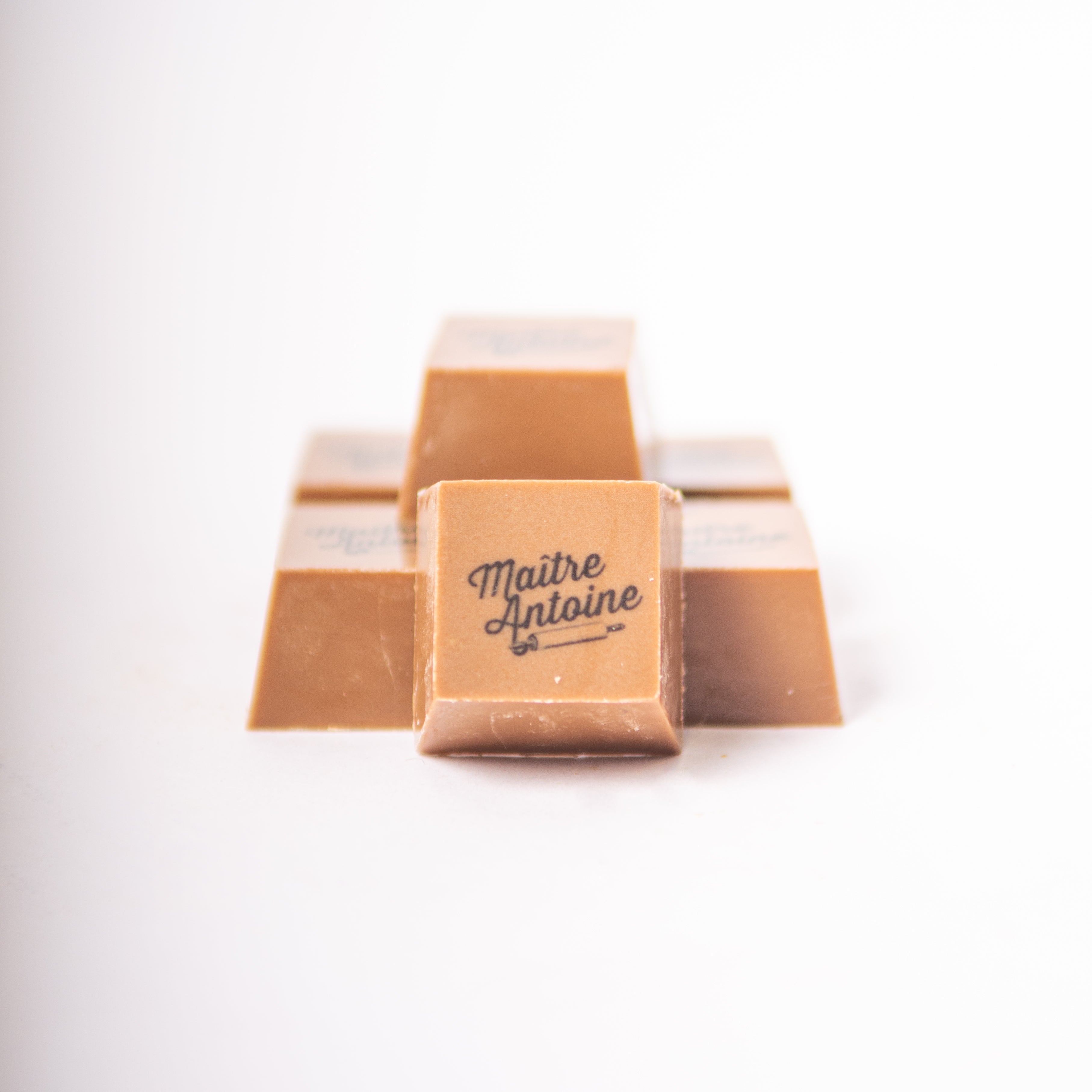 VOORDEEL PACK logo pralines melk chocolade - 846 stuks (= 3x doos van 282 stuks)